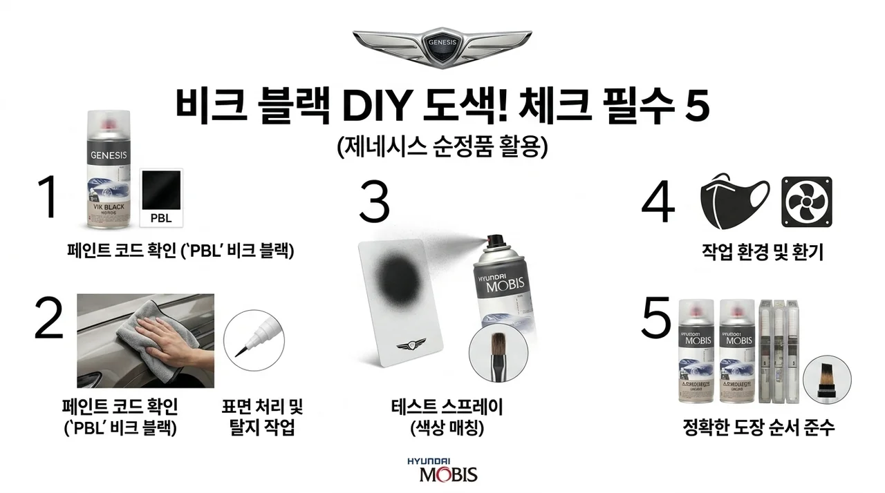 제네시스 비크블랙 셀프 보수 전 확인할 5가지