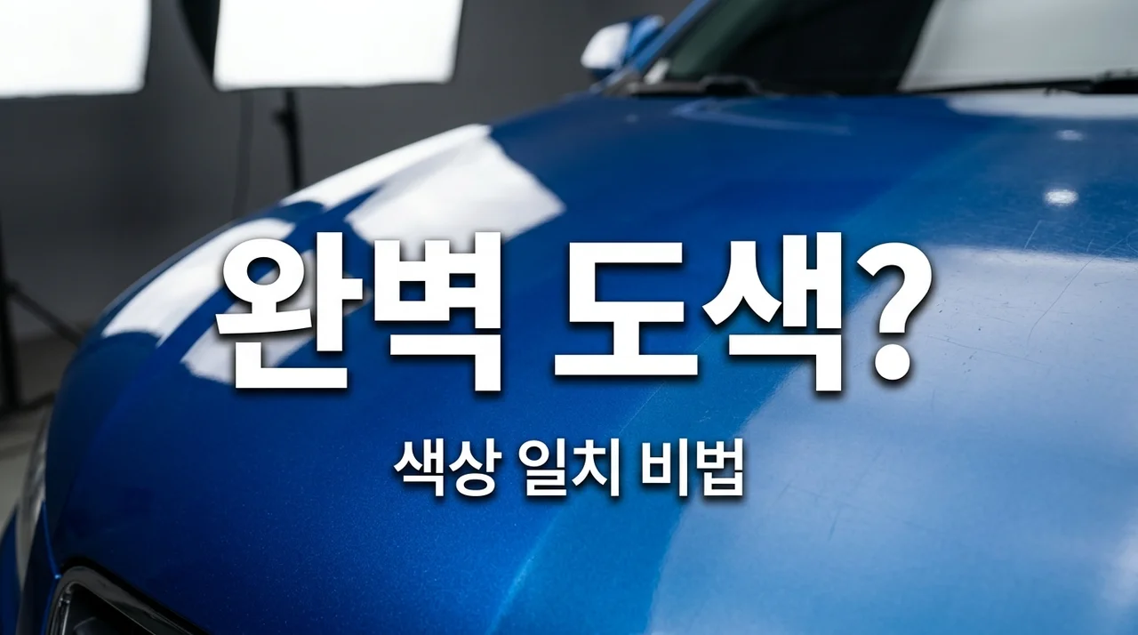 자동차 도색, 원래 색상과 100% 똑같아질 수 있을까요? (비용, 관리 팁 포함)