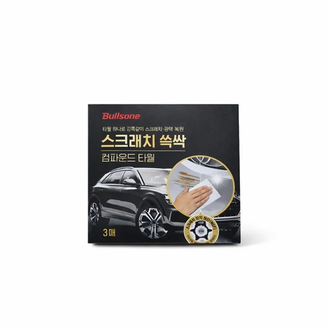 불스원 스크래치 쓱싹 컴파운드 광택 타월 3p, 1개