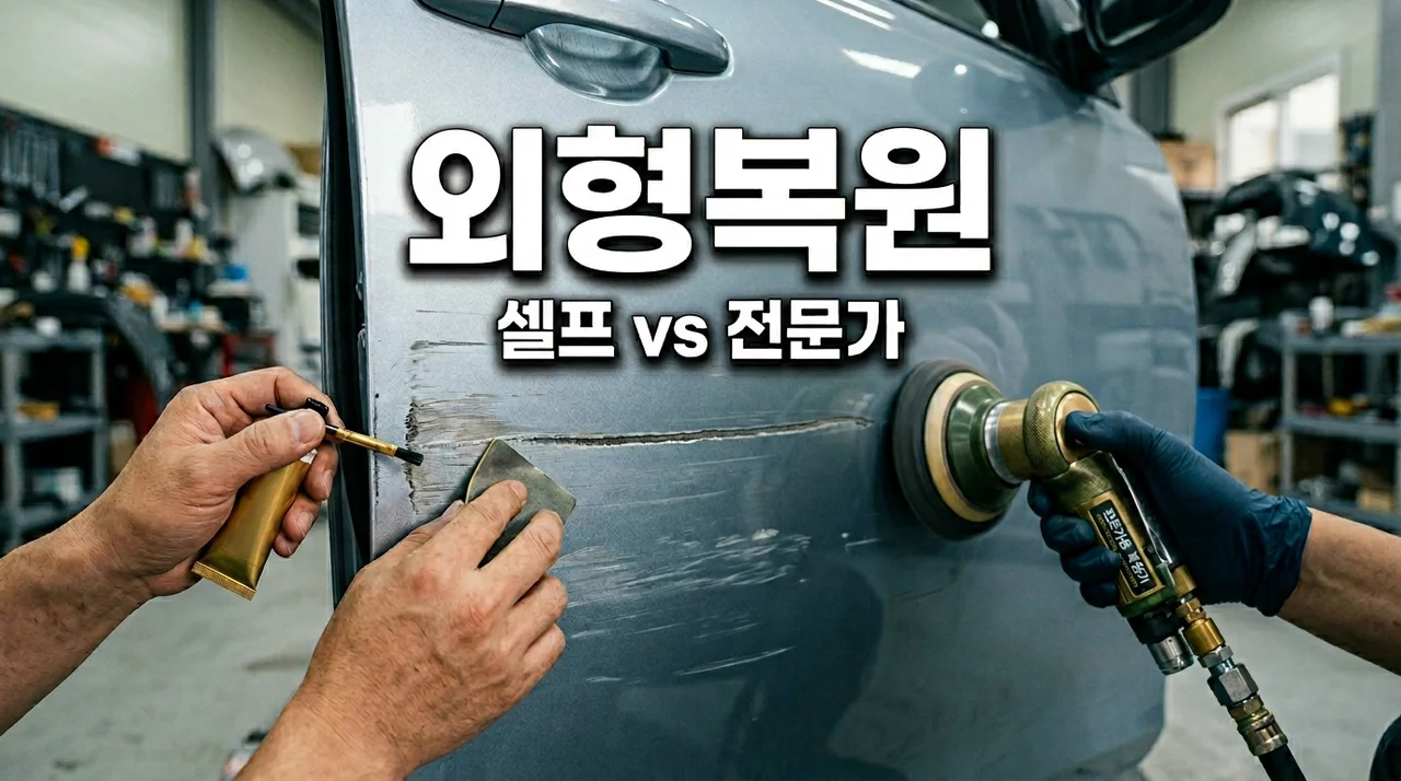 차량 외형복원, 셀프 vs 전문가 수리? 내 차에 맞는 최적 선택 가이드
