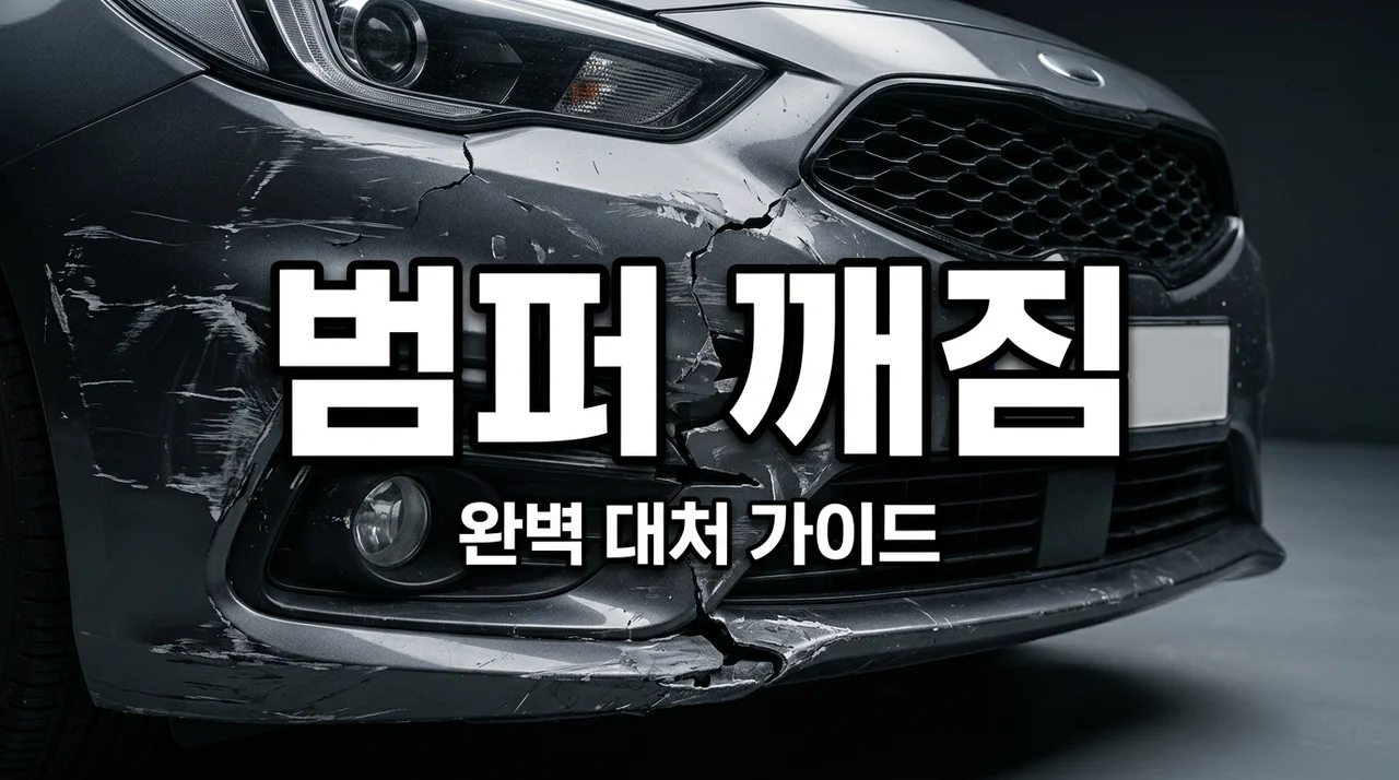 자동차 앞범퍼 깨졌을 때 대처법: 복원, 교체, 비용, 보험 완전 가이드