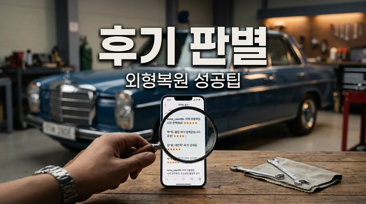 외형복원 업체 후기, 이렇게 믿고 선택하세요! 사기 구별법