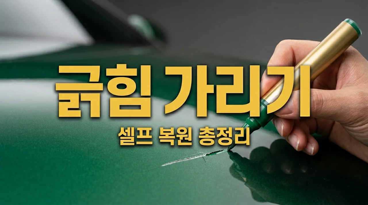 자동차 긁힘 임시방편: 셀프 복원 붓펜, 컴파운드 총정리 (2026)