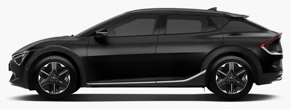 기아 더 뉴 EV6 오로라 블랙 펄(색상 코드 ABP) 색상 차량 이미지