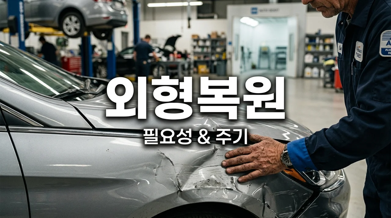 자동차 외형복원, 꼭 해야 할까? 장단점과 최적 주기 총정리
