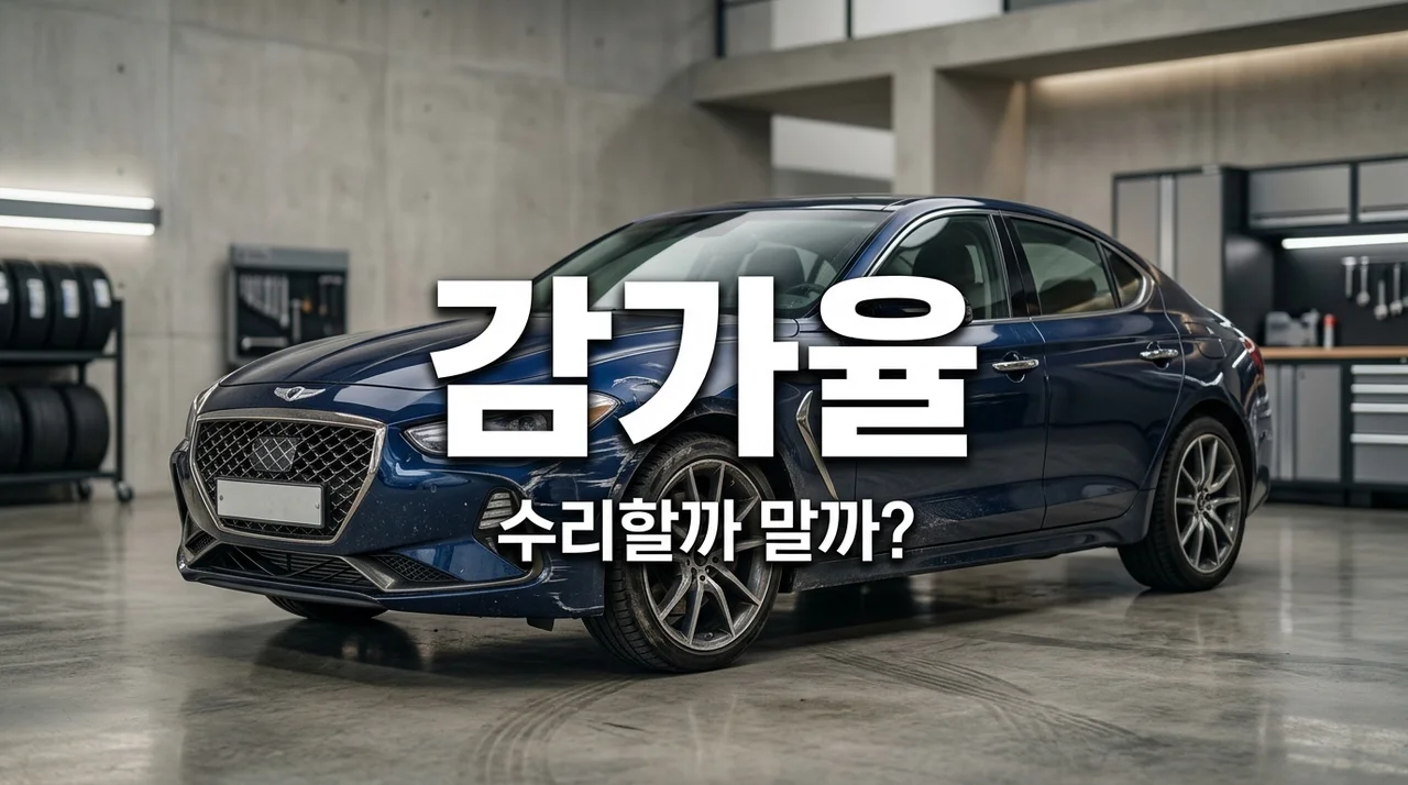 긁힌 차 중고차값 하락? 스크래치 유형별 감가율 총정리 (2026년 최신)