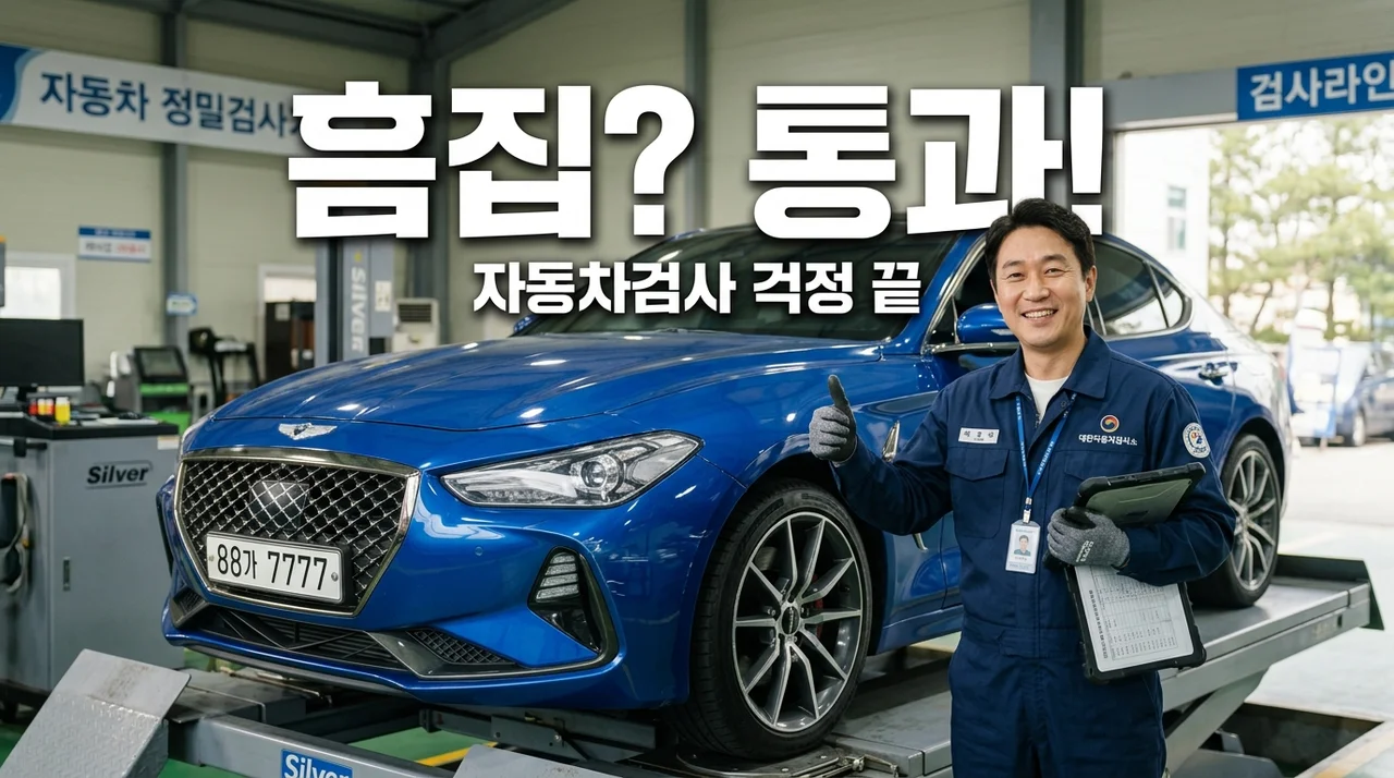 자동차 정기검사, 흠집 많아도 괜찮을까? 불합격 기준 총정리