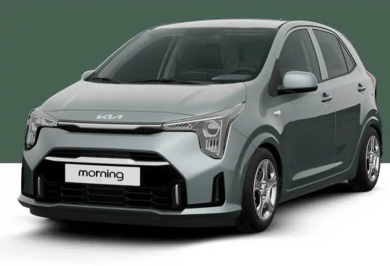 기아 2023 더 뉴 모닝 어드벤쳐러스 그린(색상 코드 A2G) 색상 차량 이미지