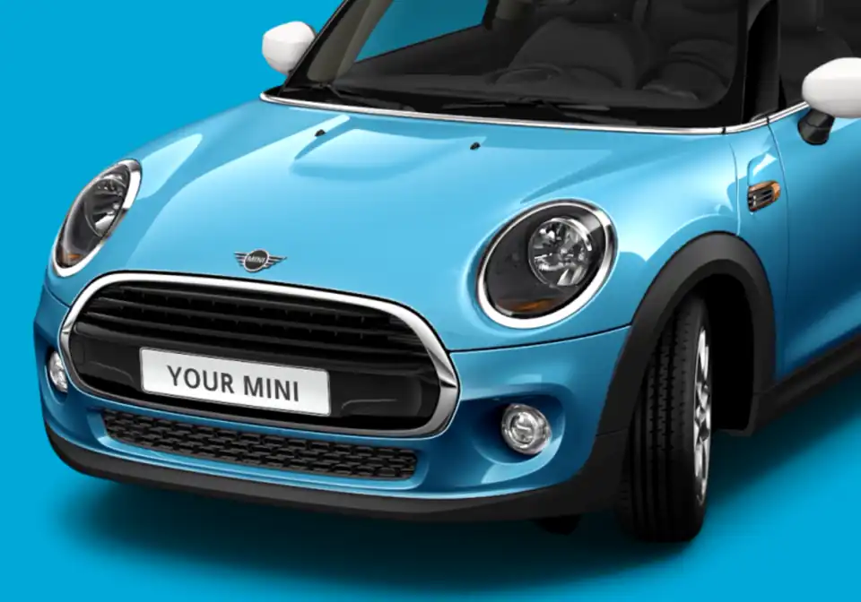 MINI mini 3 door hatch Caribbean Aqua (C2E) 색상 차량 이미지