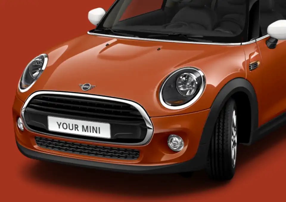 MINI mini 3 door hatch Solaris Orange (C1B)) 색상 차량 이미지