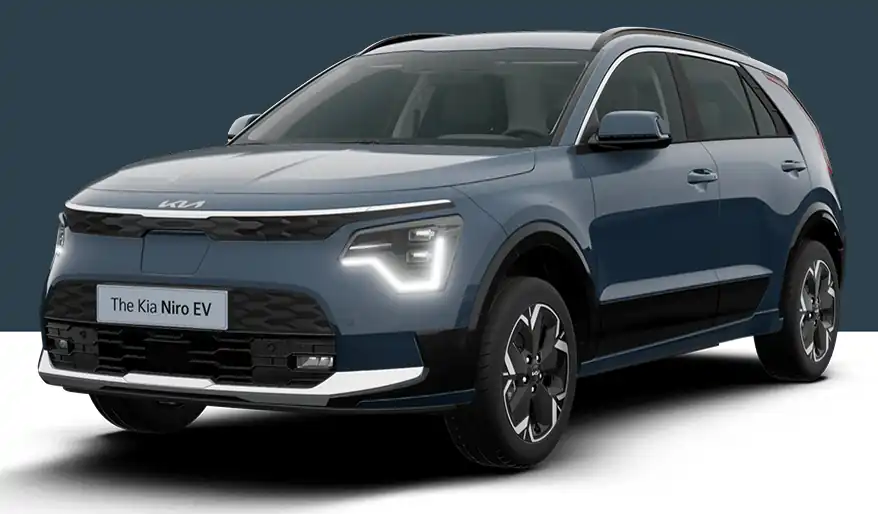 기아 2025 니로 EV 미네랄 블루(색상 코드 M4B) 색상 차량 이미지
