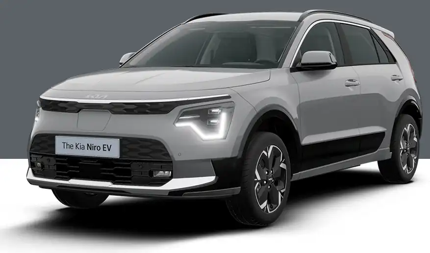 기아 2025 니로 EV 스틸 그레이(색상 코드 KLG) 색상 차량 이미지