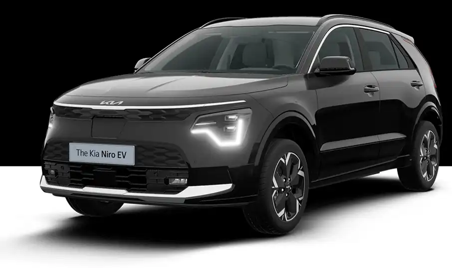 기아 2025 니로 EV 오로라 블랙 펄(색상 코드 ABP) 색상 차량 이미지