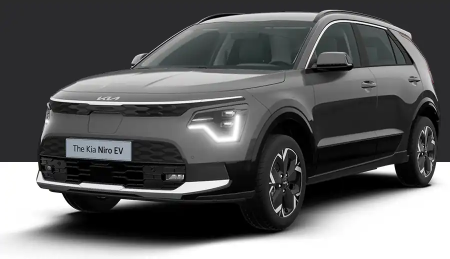 기아 2025 니로 EV 인터스텔라 그레이(색상 코드 AGT) 색상 차량 이미지