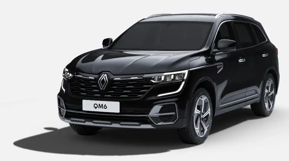 르노 2024 QM6 메탈릭블랙(색상 코드 QXA) 색상 차량 이미지