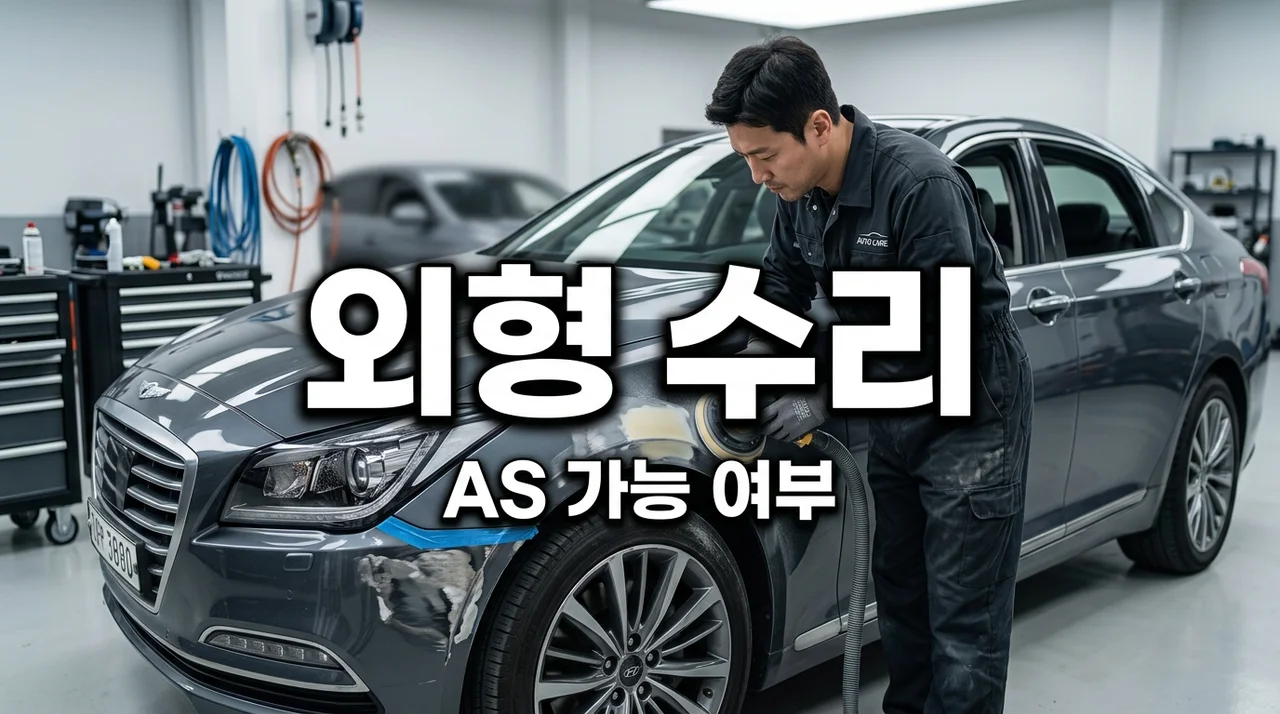 자동차 외형 수리 AS 가능 여부? 비용, 보험까지 완벽 정리!