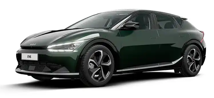 기아 ev6 딥 포레스트 그린(색상 코드 G4E) 색상 차량 이미지