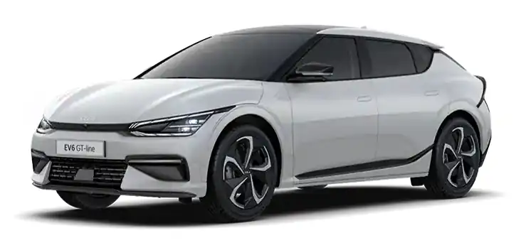 기아 ev6 스노우화이트펄(색상 코드 SWP) 색상 차량 이미지