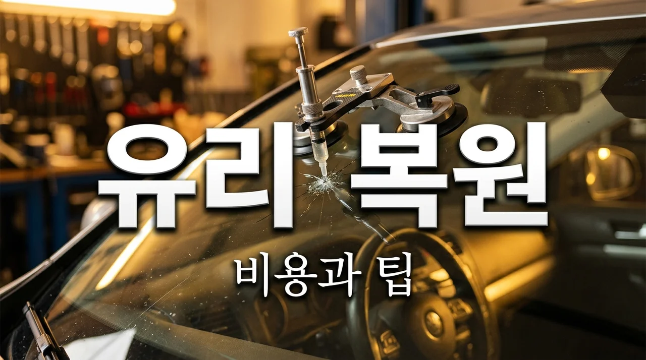 자동차 유리 복원: 어디까지 가능할까? 비용, 보험처리 꿀팁 완벽 정리