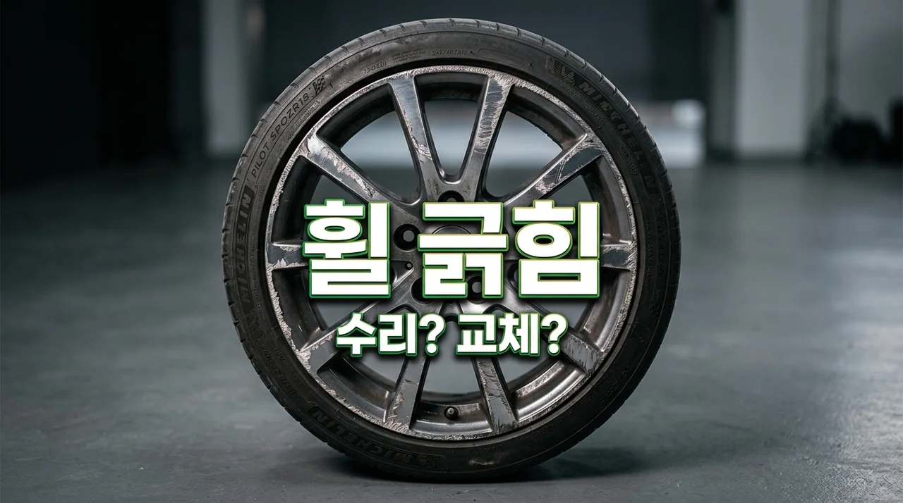 내 차 휠 긁힘, 수리 정말 필요할까? 비용부터 DIY까지 총정리