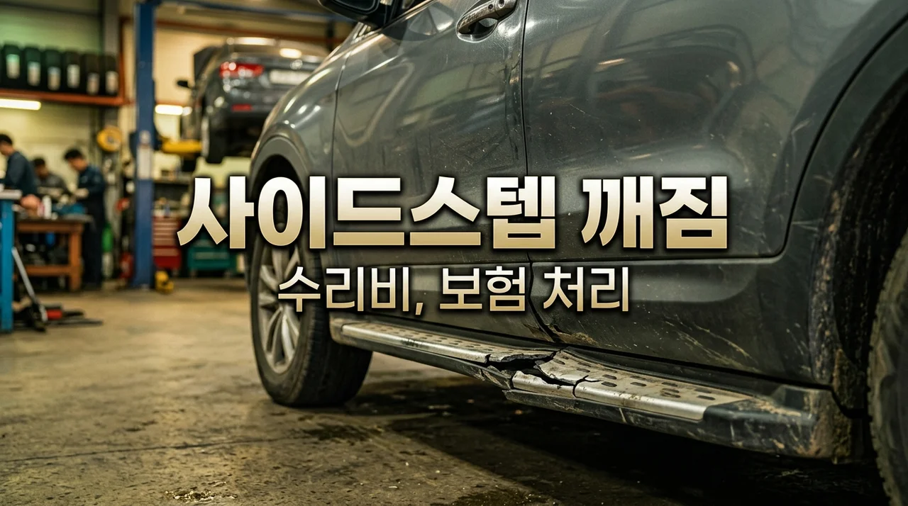 사이드스텝 깨짐: 운행 지장, 수리 비용, 보험 처리 총정리 (2026)