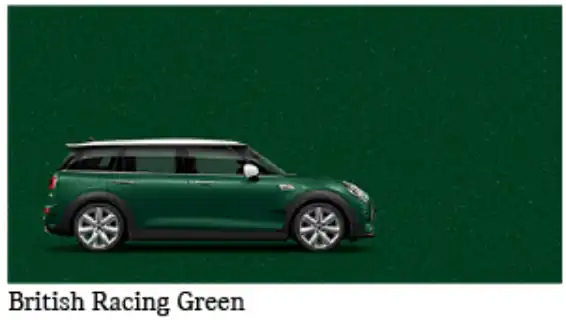 MINI Clubman British Racing Green (C3B) 색상 차량 이미지