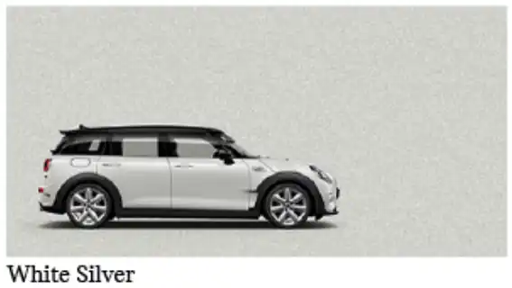 MINI Clubman White Silver (A62) 색상 차량 이미지