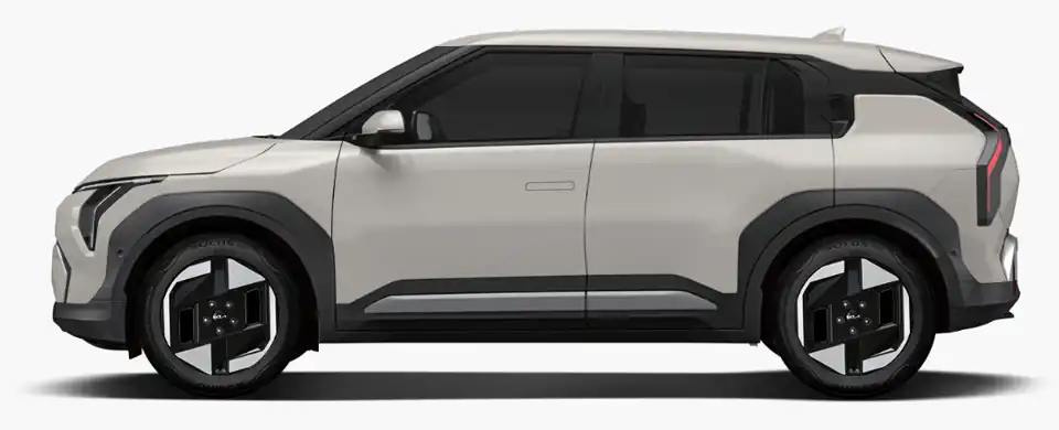 기아 EV3 아이보리 매트 실버(색상 코드 ISM) 색상 차량 이미지