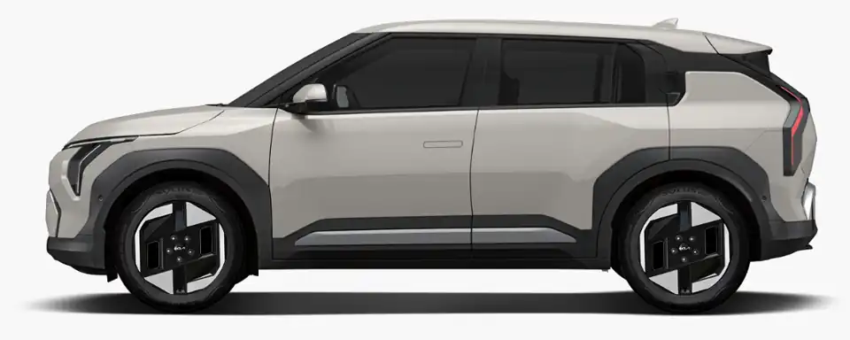 기아 EV3 아이보리 실버(색상 코드 ISG) 색상 차량 이미지