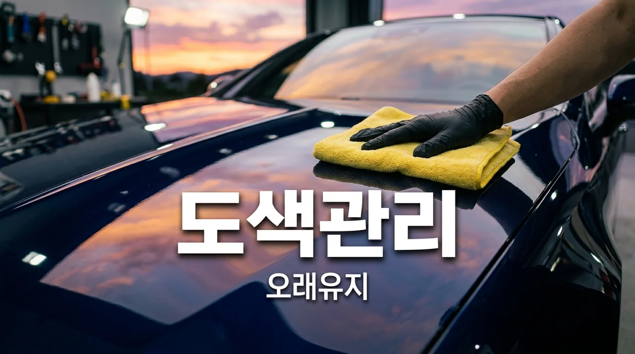 자동차 도색 후 관리 요령 5가지: 새 차처럼 오래 유지하는 비법