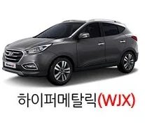 현대 2013 뉴 투싼IX 하이퍼메탈릭(색상코드 WJX) 색상 차량 이미지