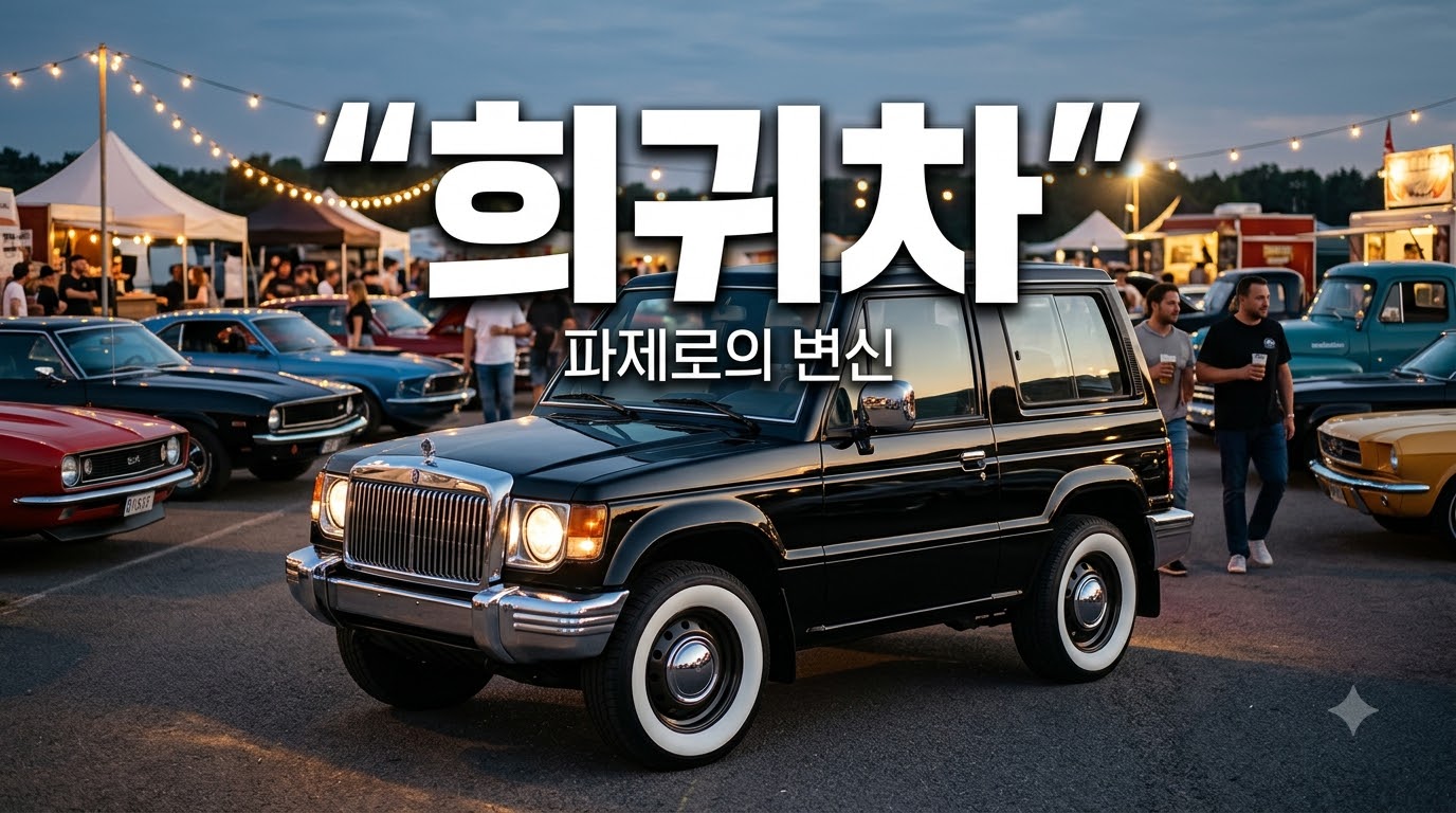 미쓰비시 플라잉 퍼그, 런던 택시 닮은 파제로 Jr. 희귀차 정리